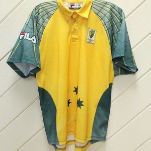 LkNew_CRICKET AUSTRALIA Jersey/Shirt-FILA_BoySz.14